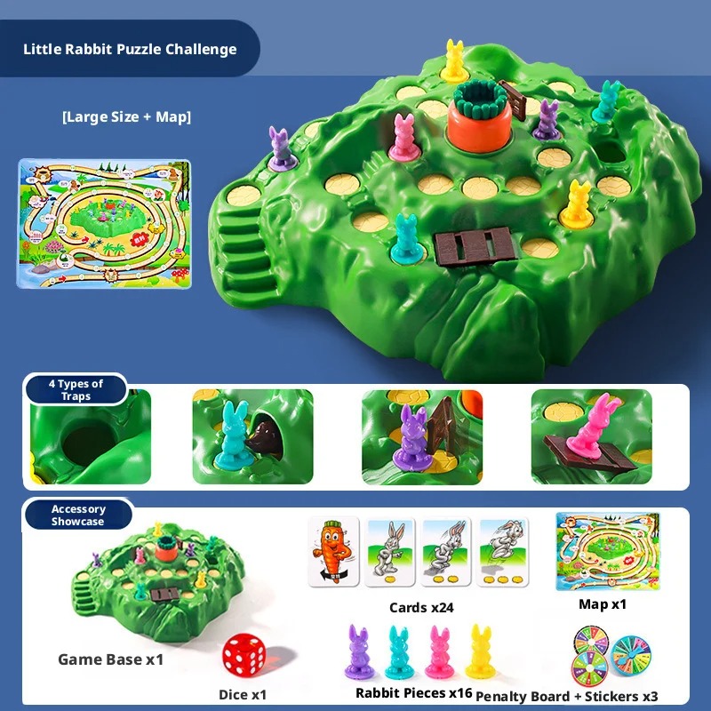 Hot Sale Fun Toy Rabbit Trap U - Board Game Saboteur avaliação e preço