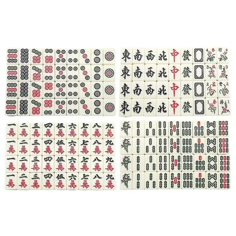 Chinese Mahjong Game Set 144 W - Board Game Mahjong avaliação e preço