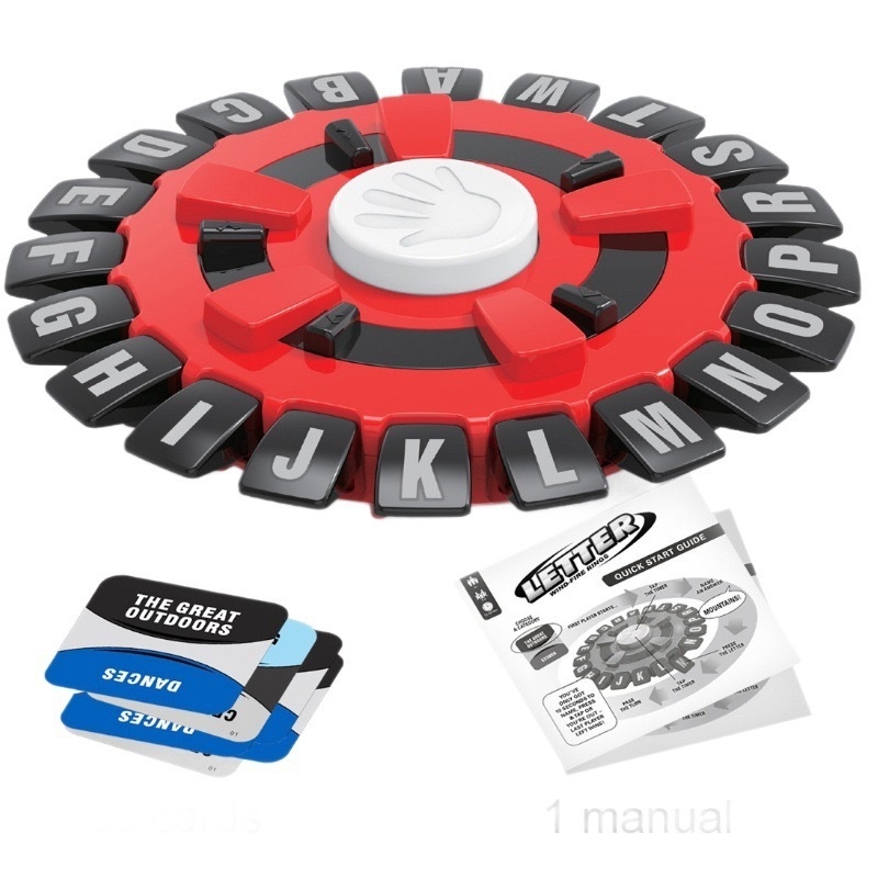 Letter Game Fast Paced Family  - Board Game Quick avaliação e preço