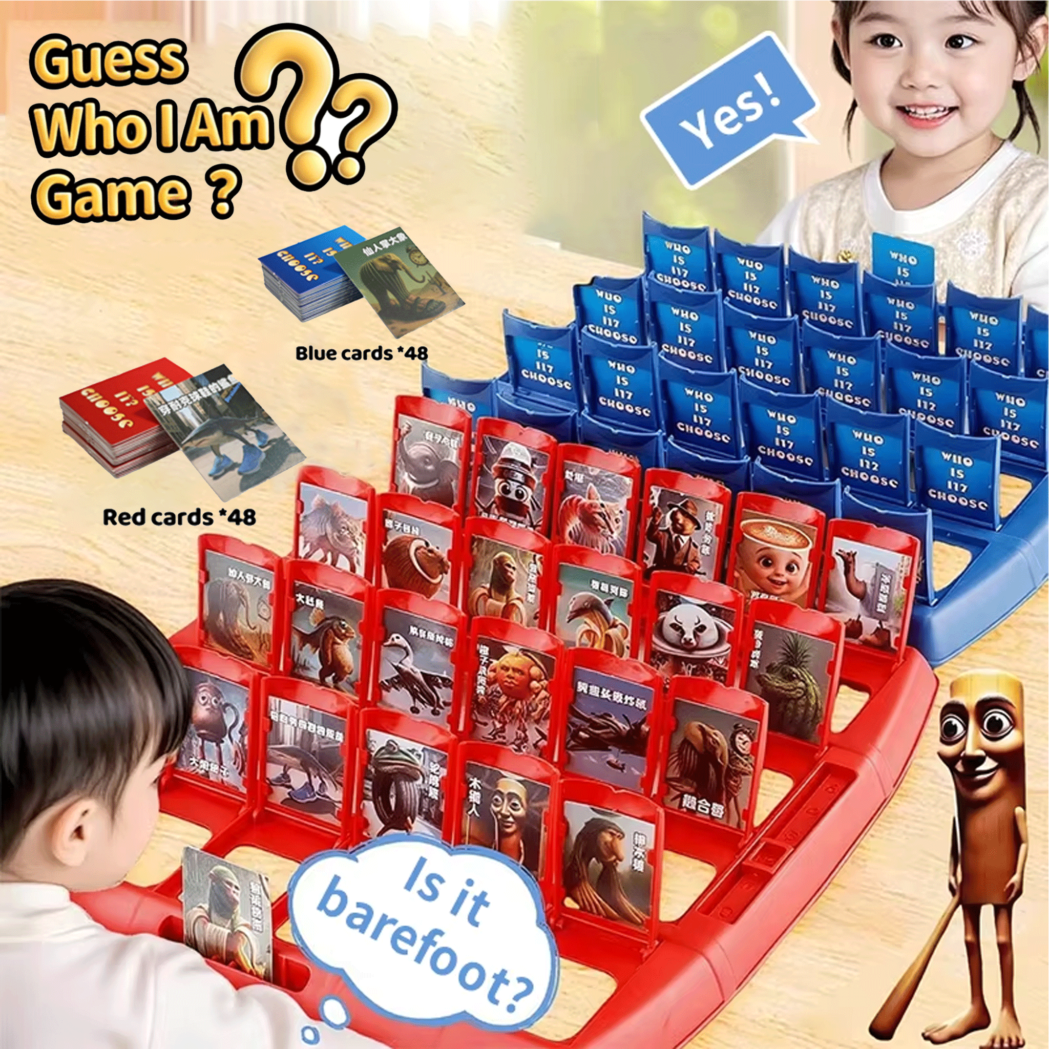Guess Who I Am Italian Brainro - Board Game Guess Who avaliação e preço