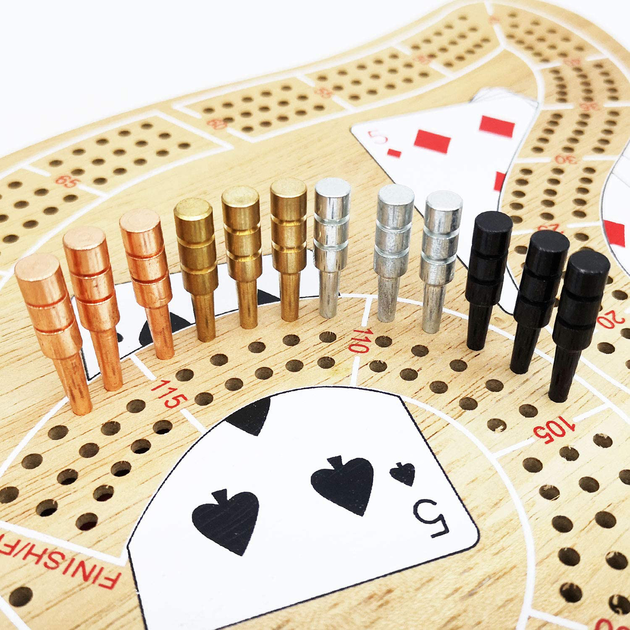 100 Pieces Metal Cribbage Pegs - Board Game Design avaliação e preço