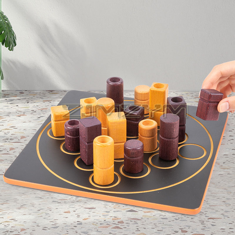 Wooden French Chess Classic Qu - Board Game Quoridor avaliação e preço