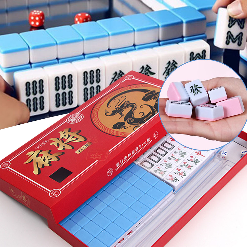 Mini Mahjong Chinese Tradition - Board Game Mahjong avaliação e preço