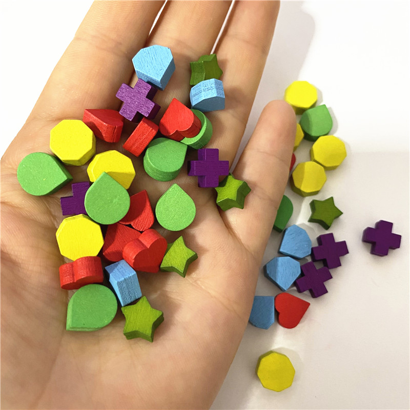 40Pcs 10mm Red Heart Shape Blu - Board Game Quoridor avaliação e preço