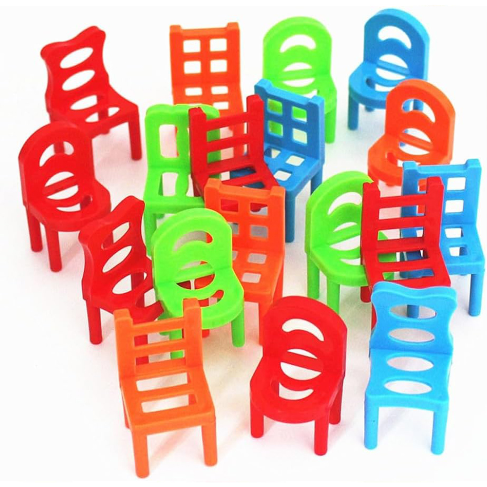 18Pcs/Set Balance Chairs Board - Board Game Saboteur avaliação e preço