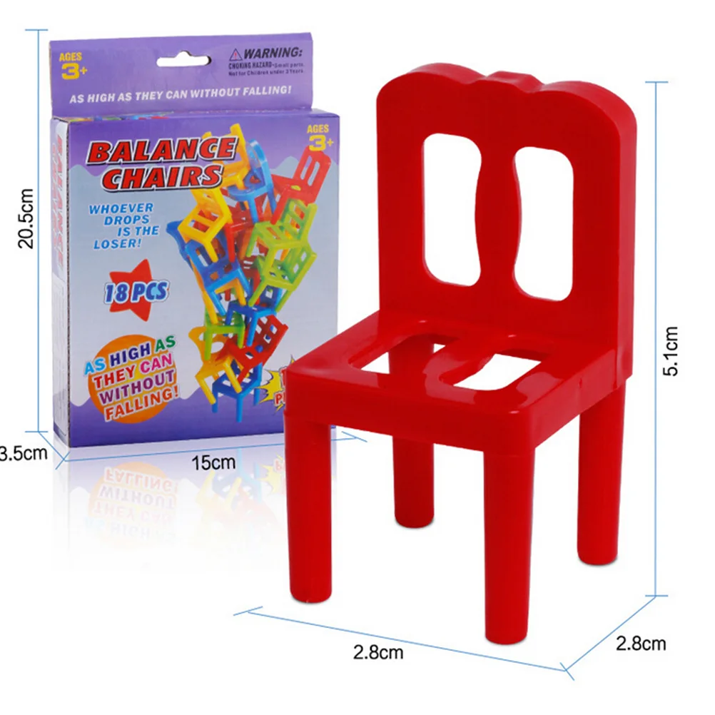18Pcs/Set Balance Chairs Board - Board Game Saboteur avaliação e preço