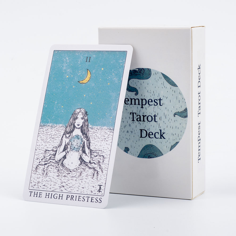 Ocean Themed Tempest Tarot  De - Board Game Design avaliação e preço